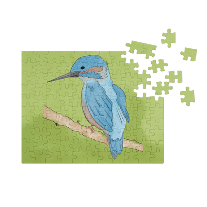 Amazing Birds of the World - Kingfisher Puzzle 110 Pieces ( 10 x 8 in )