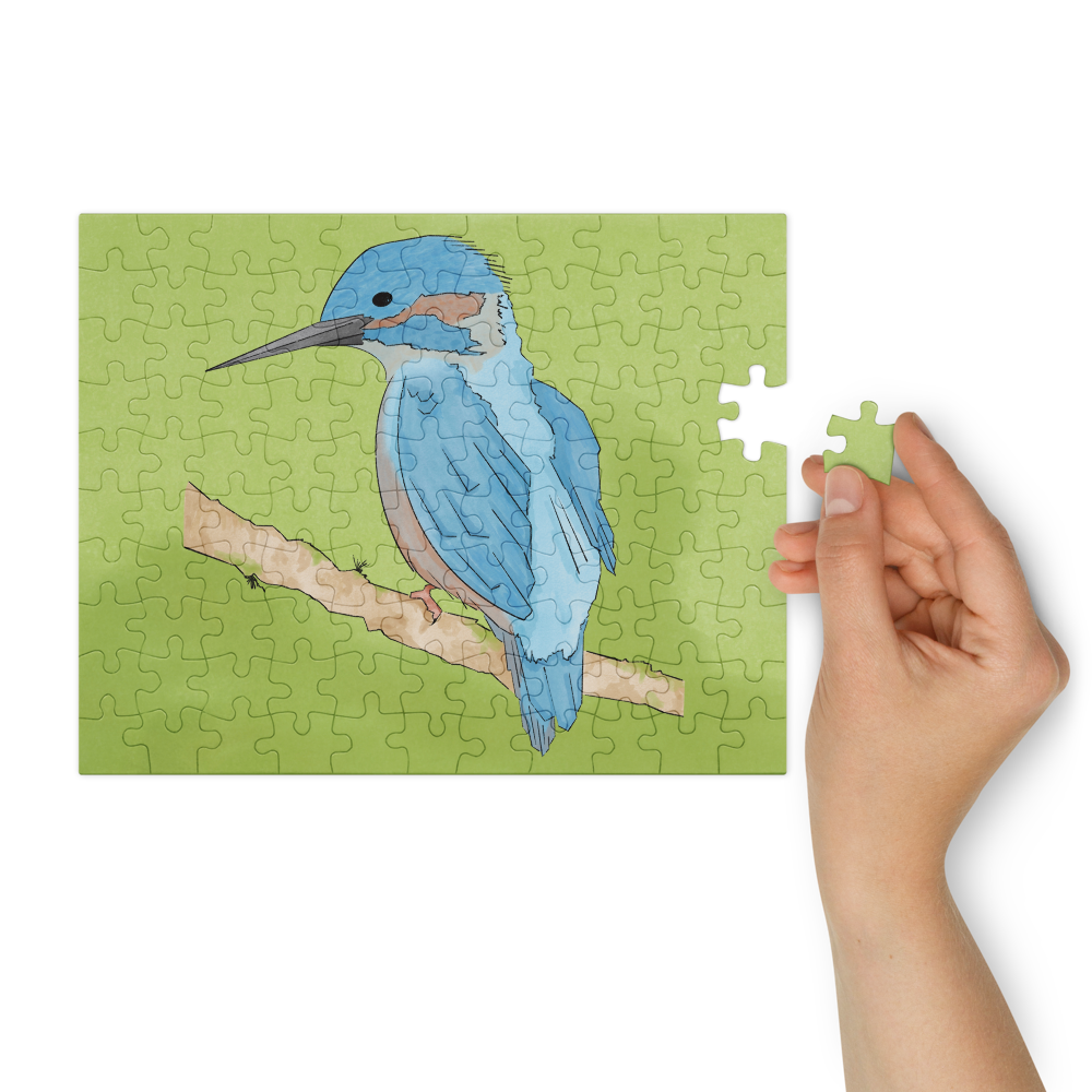 Amazing Birds of the World - Kingfisher Puzzle 110 Pieces ( 10 x 8 in )